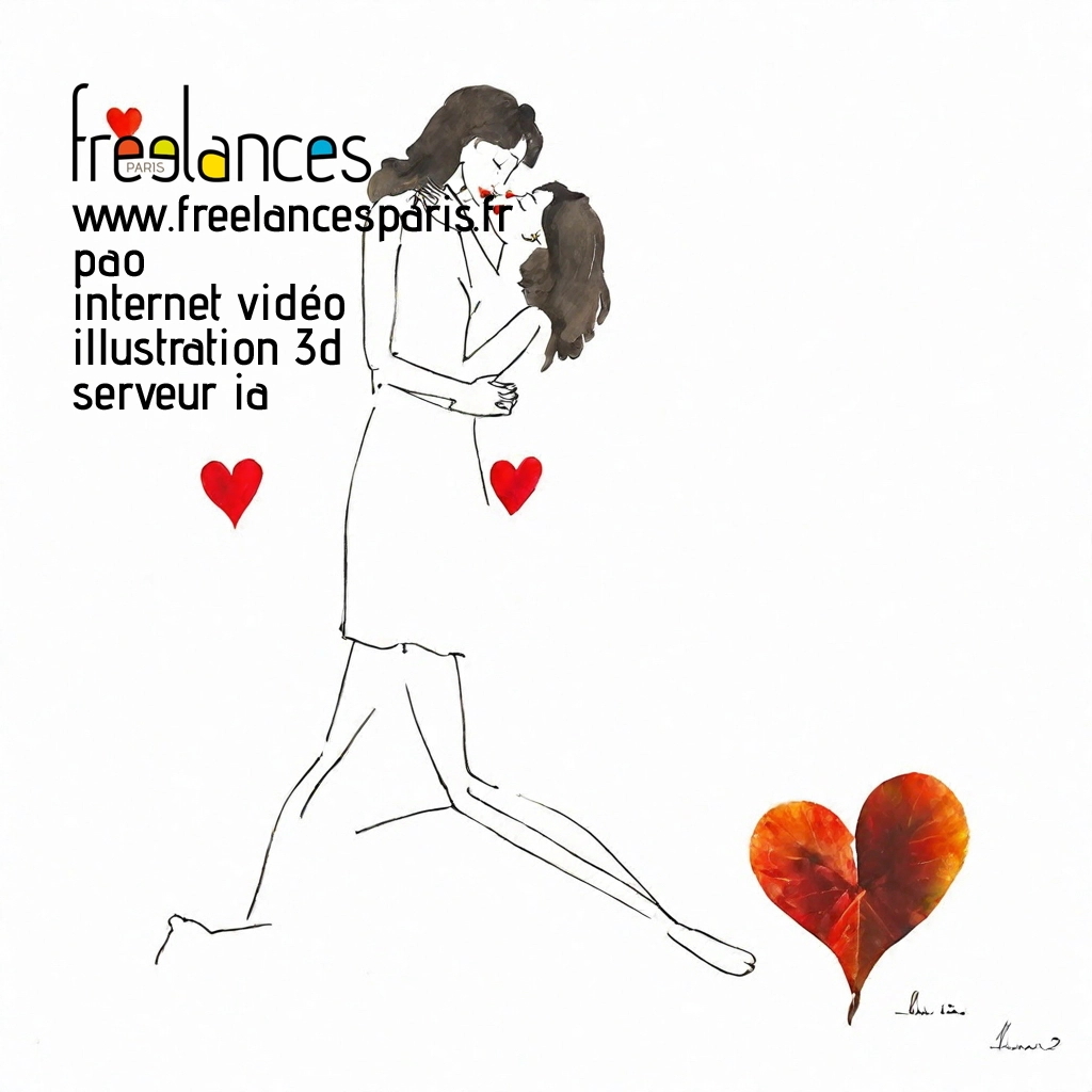 Pao mise en page internet vidéo illustration 3d serveur IA générative AI freelance paris studio de création magazines yrx658e0